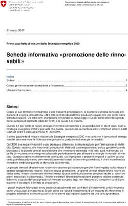 Scheda informativa "promozione delle rinno-vabili" - UVEK
