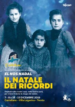 IL NATALE DEI RICORDI - EL NOS NADAL Ospitati nelle nostre case, nelle nostre corti, per vivere insieme la magia del natale - Visitrovereto