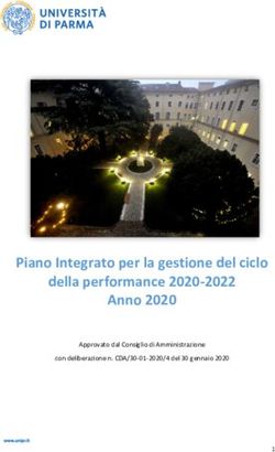 Piano Integrato per la gestione del ciclo della performance 2020-2022 Anno 2020 - Approvato dal Consiglio di Amministrazione con deliberazione n ...