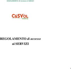 REGOLAMENTO di accesso ai SERVIZI - REGOLAMENTO di accesso ai SERVIZI - Cesvol Umbria