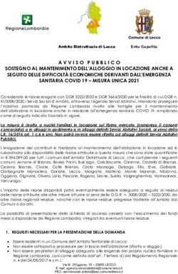 AVVISO PUBBLICO SOSTEGNO AL MANTENIMENTO DELL'ALLOGGIO IN LOCAZIONE ANCHE A SEGUITO DELLE DIFFICOLT&Agrave; ECONOMICHE DERIVANTI DALL'EMERGENZA SANITARIA ...