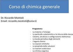Corso di chimica generale - univr