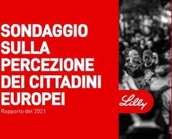 SONDAGGIO SULLA PERCEZIONE DEI CITTADINI EUROPEI - Rapporto del 2021 - European Citizens -Italian
