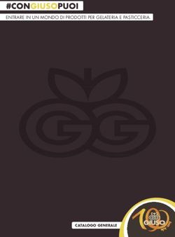 ENTRARE IN UN MONDO DI PRODOTTI PER GELATERIA E PASTICCERIA - CATALOGO GENERALE - Giuso