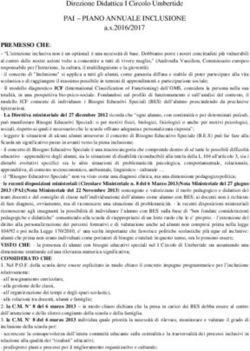 PAI - PIANO ANNUALE INCLUSIONE