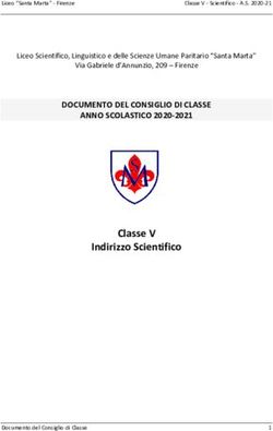 Classe V Indirizzo Scientifico - Scuola Santa Marta - Firenze