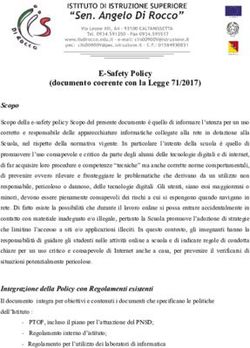 E-Safety Policy (documento coerente con la Legge 71/2017)