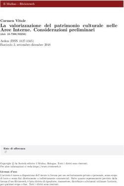 La valorizzazione del patrimonio culturale nelle Aree Interne. Considerazioni preliminari - Rivisteweb