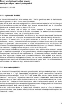 Esseri senzienti, animali ed umani: nuovi paradigmi e nuovi protagonisti - Aida-Ifla