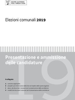 Presentazione e ammissione delle candidature - Elezioni comunali 2019 - Sistema ...