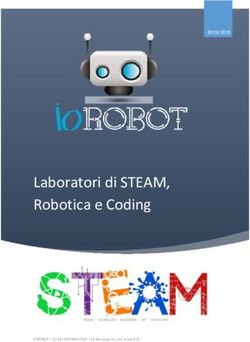 Laboratori di STEAM, Robotica e Coding 2019/2020