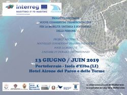 13 GIUGNO / JUIN 2019 - Portoferraio - Isola d'Elba (LI)