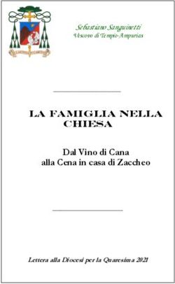 Dal Vino di Cana alla Cena in casa di Zaccheo - LA FAMIGLIA NELLA CHIESA Sebastiano Sanguinetti Vescovo di Tempio-Ampurias