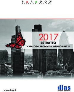 2017 ESTRATTO CATALOGO PRODOTTI E LISTINO PREZZI - Sicurezza & Sicurezza