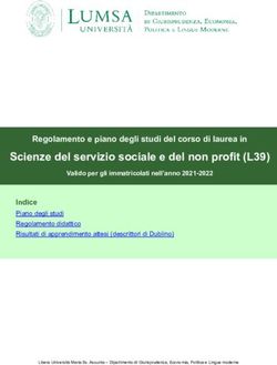 Scienze del servizio sociale e del non profit (L39) - LUMSA