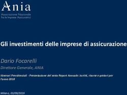 Gli investimenti delle imprese di assicurazione - Dario Focarelli Direttore Generale, ANIA - Itinerari Previdenziali