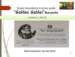 "Galileo Galilei"Maranello - Scuola Secondaria di primo grado Iscrizioni a.s. 2021/22 - Istituto ...