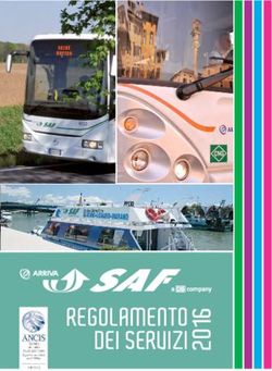 REGOLAMENTO DEI SERVIZI - SAF