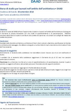 Borse di studio per laureati nell'ambito dell'architettura DAAD