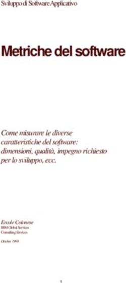 Metriche del software - Come misurare le diverse caratteristiche del software: dimensioni, qualità, impegno richiesto per lo sviluppo, ecc.
