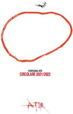 CIRCOLARE 2021/2022 COMPAGNIA ATIR - ATIR Teatro Ringhiera