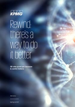 Rewind: there's a way to do it better - Gli otto punti per innovare la sanità italiana - assets.kpmg