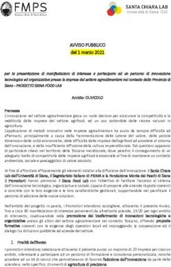 AVVISO PUBBLICO del 1 marzo 2021 - Confagricoltura Siena
