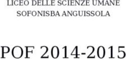 POF 2014-2015 LICEO DELLE SCIENZE UMANE SOFONISBA ANGUISSOLA