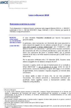 LEGGE DI BILANCIO 2018 - Ance