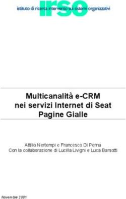 Multicanalit e-CRM nei servizi Internet di Seat Pagine Gialle - Attilio Nertempi e Francesco Di Perna Con la collaborazione di Lucilla Livigni e ...