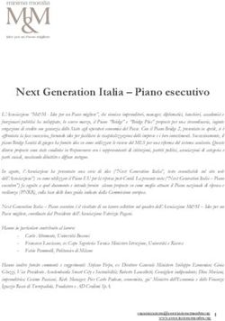 Next Generation Italia - Piano esecutivo - Associazione M&M