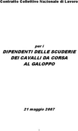 DIPENDENTI DELLE SCUDERIE DEI CAVALLI DA CORSA AL GALOPPO - Contratto Collettivo Nazionale di Lavoro per i - 21 maggio 2007