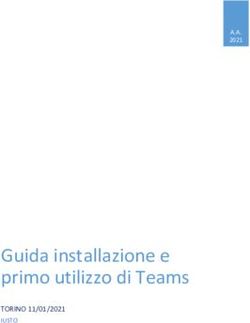 Guida installazione e primo utilizzo di Teams - TORINO 11/01/2021 IUSTO - A.A. 2021