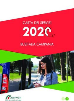 CARTA DEI SERVIZI BUSITALIA CAMPANIA