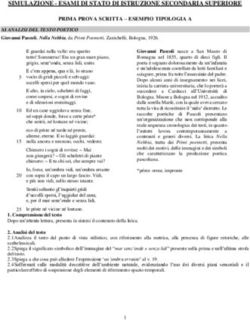 SIMULAZIONE - ESAMI DI STATO DI ISTRUZIONE SECONDARIA SUPERIORE