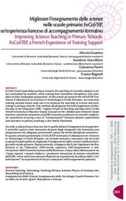 MIGLIORARE L'INSEGNAMENTO DELLE SCIENZE NELLE SCUOLE PRIMARIE: FOCOSTEP, UN'ESPERIENZA FRANCESE DI ACCOMPAGNAMENTO FORMATIVO IMPROVING SCIENCE ...