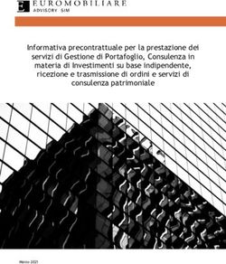 Informativa precontrattuale per la prestazione dei servizi di Gestione di Portafoglio, Consulenza in materia di Investimenti su base indipendente ...