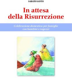 In attesa della Risurrezione - Celebrazione domestica per famiglie con bambini e ragazzi