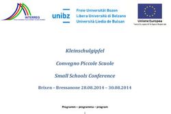 Kleinschulgipfel Convegno Piccole Scuole Small Schools Conference - Brixen - Bressanone 28.08.2014 30.08.2014