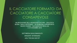 IL CACCIATORE FORMATO: DA CACCIATORE A CACCIATORE CONSAPEVOLE