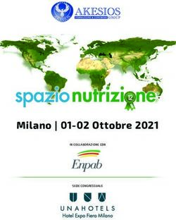 Milano | 01-02 Ottobre 2021 - 12 IN COLLABORAZIONE CON SEDE CONGRESSUALE - ONB