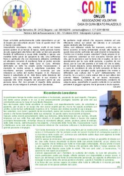 ONLUS ASSOCIAZIONE VOLONTARI CASA DI CURA BEATO PALAZZOLO