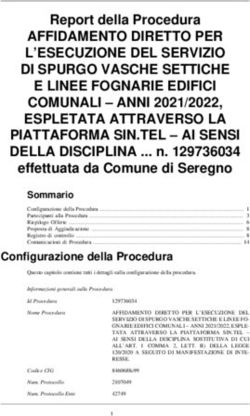 AFFIDAMENTO DIRETTO PER L'ESECUZIONE DEL SERVIZIO DI SPURGO VASCHE SETTICHE E LINEE FOGNARIE EDIFICI COMUNALI - ANNI 2021/2022, ESPLETATA ...