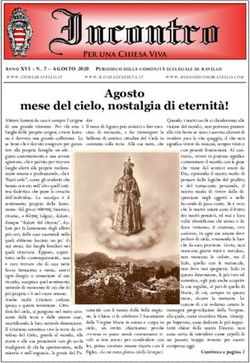 Agosto mese del cielo, nostalgia di eternità! - Il Vescovado