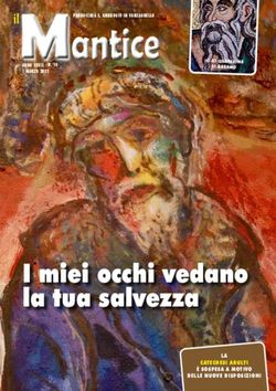 I miei occhi vedano la tua salvezza - il