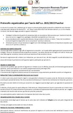 Protocollo organizzativo per l'avvio dell'a.s. 2021/2022 Puecher