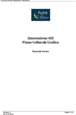 Innovazione GIS Piano Colturale Grafico - Manuale Utente - Sian