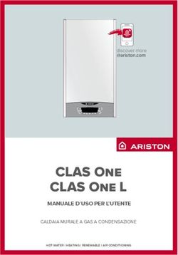 CLAS One CLAS One L MANUALE D'USO PER L'UTENTE - CALDAIA MURALE A GAS A CONDENSAZIONE - Certificazione Energetica.net