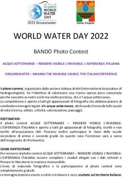 WORLD WATER DAY 2022 BANDO Photo Contest - Geologi Piemonte