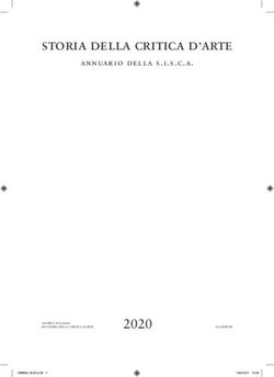 Storia della critica d'arte 2020 - annuario della s.i.s.c.a - SISCA